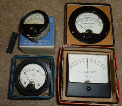 Panel meters, load indicator, simpson, weston, shurite, mclintock for sale
