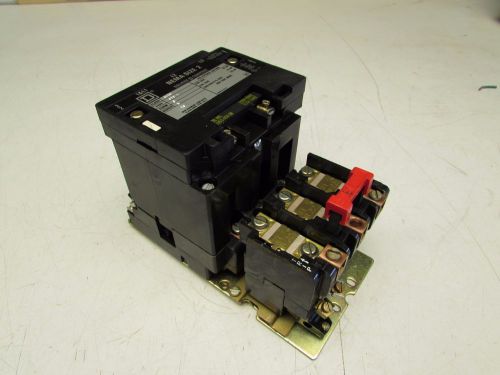 Square d 8536sdo1s motor starter nema size 2 series a 120 volt coil nice takeout for sale