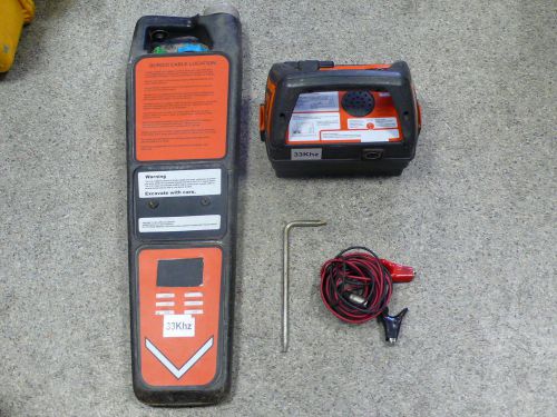 RADIODETECTION cable/pipe locator  with signal generator CALIBRATED