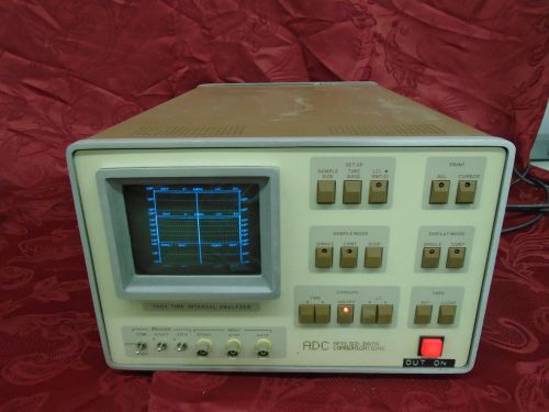ADC Applied Data Communications Time Interal Analyzer Powers On TIA-100-A 100A