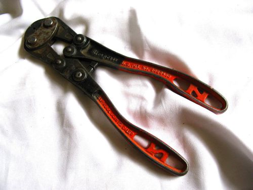 Vtg Nice 12&#034; Nicopress #31 QC Wire Crimpers Sleeve Plier Tool National Telephone