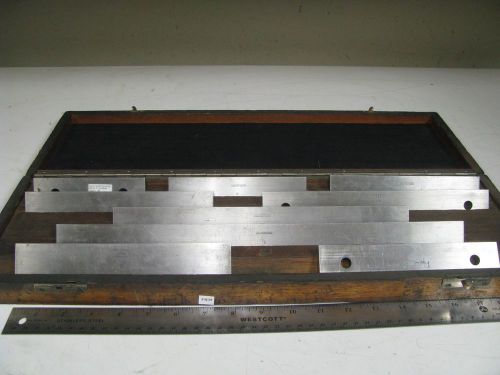 C.E Johansson 5-16&#034; Mixed Rectangular Large/Long Gage Block Set - FH39