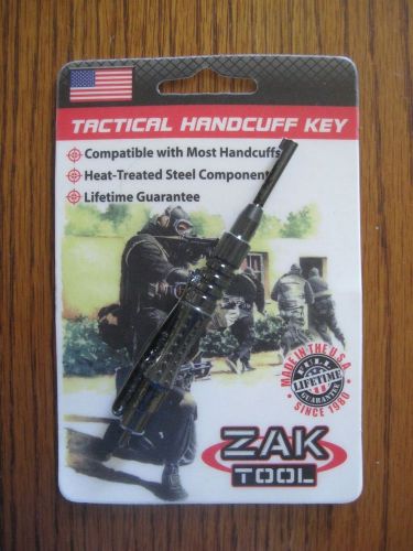 Zak Tool Tactical Handcuff Key ZT12C Carbon Fiber Pocket Black Police Military