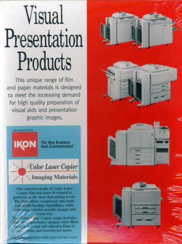 Mtm clc/pg/5 transparency film for plain paper copiers 50 sheets 8.5x11 two bxs for sale