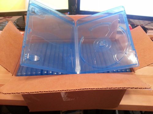 25 x Standard Blue Replacement Boxes/Cases for Blu-Ray