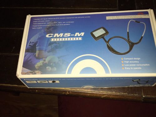 Multi Function Visual Stethoscope CMS-M ECG Sp02 Lcd Screen Display USA Seller