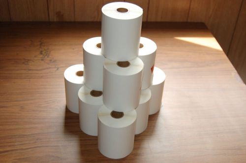 8 Rolls 4x8 (PERFORATED) 250/2000 Labels Direct Thermal Zebra Eltron 2844
