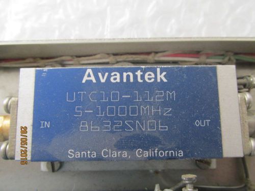 Avantek UTC10-112M Amplifier 5-1000 MHz +15v