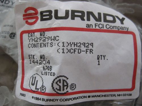 New Lot of 10 BurndyYH292CWC H Tap Cover Kit 1-YH2929 &amp; 1-CFDFR