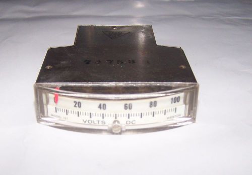 Weston Electric S74753 448 Model#121 VOLTS DC 0-100 Panel Meter