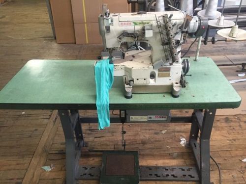 PEGASUS W664 Automatic Cylinder Arm Coverstitch Industrial Sewing Machine.