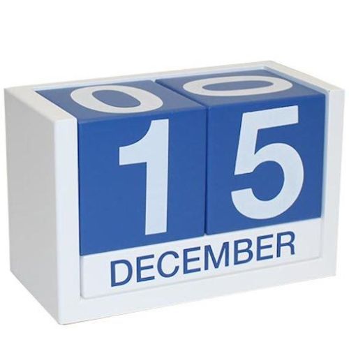 Design Ideas Three Six Five Perpetual Calendar - Sapphire