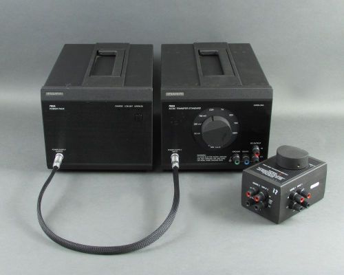 Fluke 792A AC/DC Transfer Standard, Power Rack, &amp; Transfer Switch - FULLY TESTED