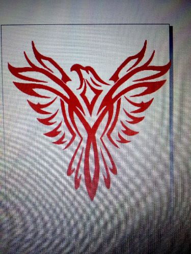 tribal phoenix vinyl decal