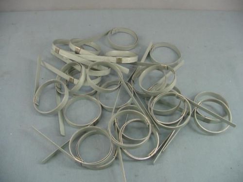 2&#034; Punch-Lok P316 Preformed Galvanized H-Carbon Steel Clamps 25 Pieces