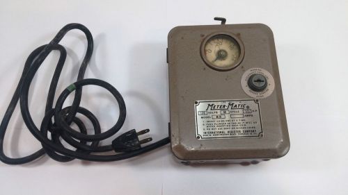 Meter Matic M20 Coin Operated Timer INTERNATIONAL REGISTER CO. for Vibrating Bed