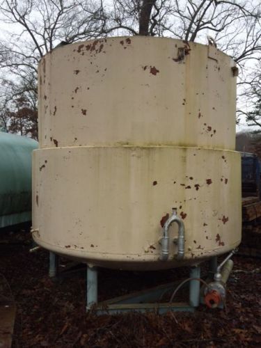 5000 Gallon Carbon Steel Vertical Jacketed Mix Tank Dish Bottom
