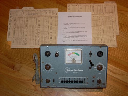 Vintage Commercial Trades Institute TC-10 Vacuum Tube Tester, Audio, HIFI, Radio