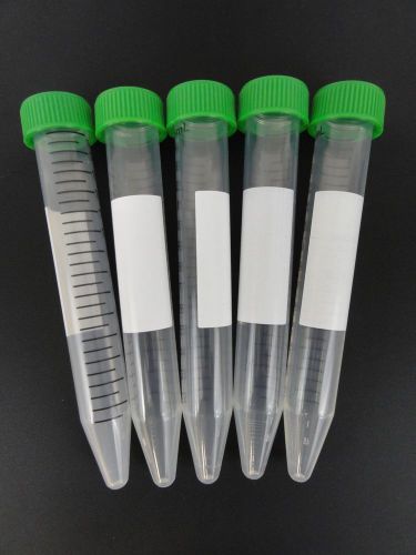 5 PCs 15ml NEW Centrifuge Tubes/Vials/Containers, not sterile, free shipping