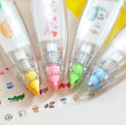 Stationery Push Correction Tape Lace for Key Tags Sign Students Gifts NEW