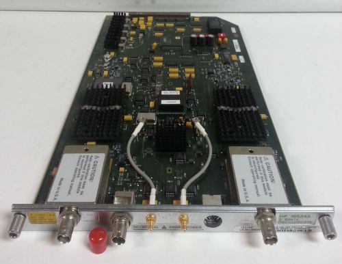 HP Agilent 16534A 2 Channel 500 MHz 2Gs/s Digitizing Oscilloscope Module TESTED!