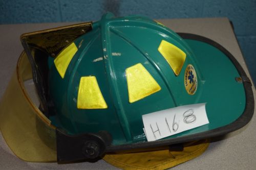 Green Cairns 1010 Helmet+Liner Firefighter Turnout Bunker Fire Rescue Gear H168