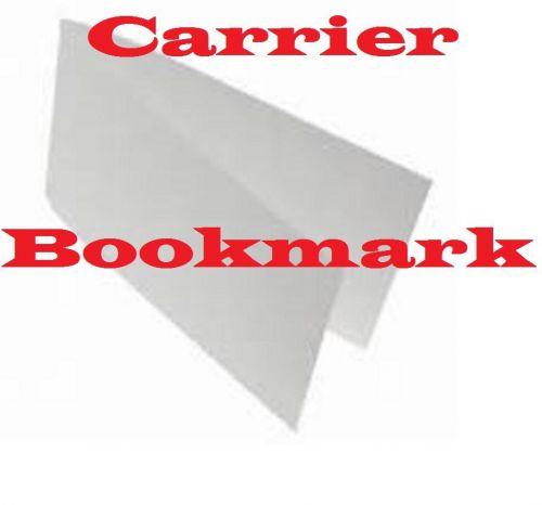 3 Carriers Sleeves Sheets For Laminating Pouches, Bookmark Size  2-3/8 x 9