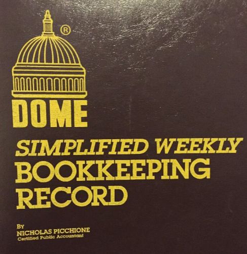 Dome Simplified Weekly Bookkeeping Record