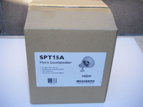 Bogen LOT of Four (4) Brand NEW SPT15A Bogen Horn Loudspeakers