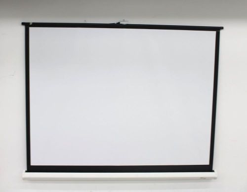 Draper luma white 7&#039;/210cm diag. 4:3 wall mounted manual projector screen for sale
