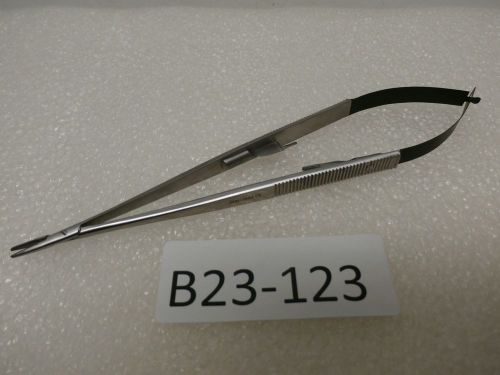 TC Micro Jaw Needle Holder7&#034; Straight With Lock  Micro Surgical Instruments