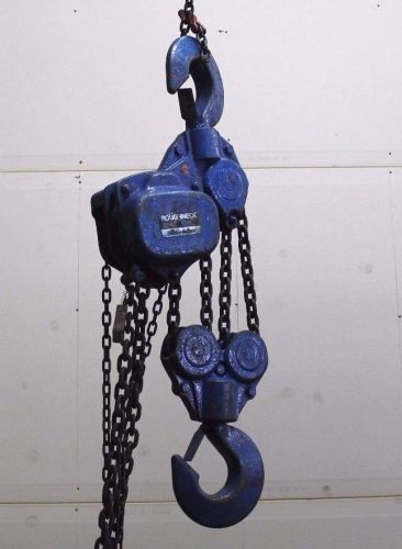 Ingersoll rand 10 ton roughneck manual chain hoist free shipping for sale