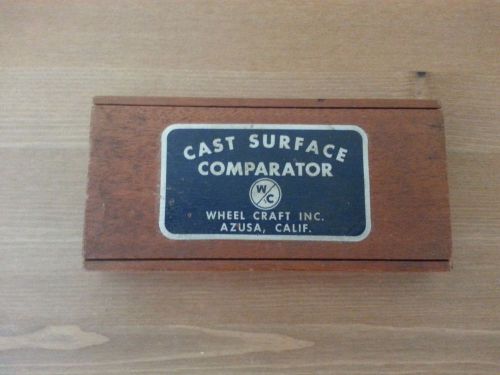 Cast Surface Comparator, Wheel Craft