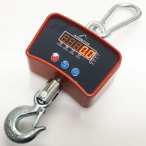 500kg 1100lb weight lcd display portable electronic travel hanging luggage scale for sale