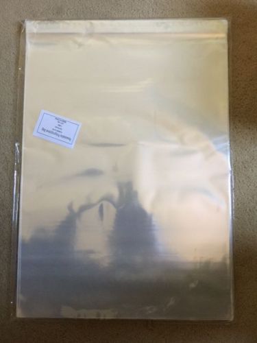 100  12&#034; x 16&#034;  Clear Display Resealable Polypropylene Bags 1.5 Mil Thickness