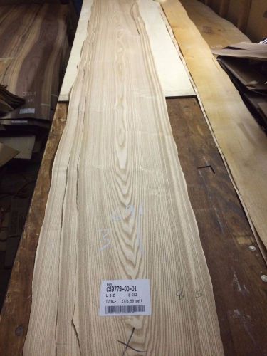 Wood Ash  F/C  Veneer 109x11,14,14  total 3 pcs RAW VENNER N691..