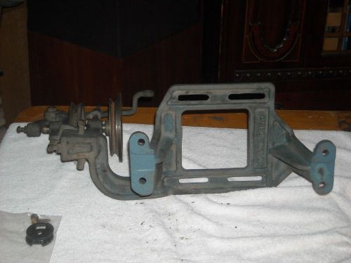 Vintage CONSEW Industrial Sewing Machine Motor Clutch &amp; Bracket Holder