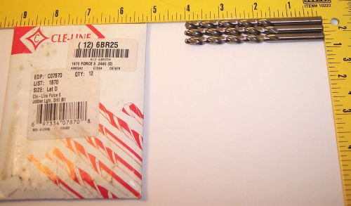 New 3 pc. usa d (d) / .246&#034; drills drill bits lathe mill machinist aircraft tool for sale