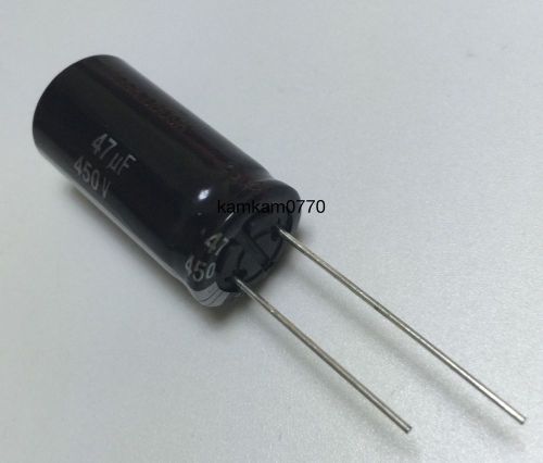 Panasonic 47uf 450v electrolytic capacitor ee radial series 10000h 16 x 31.5mm for sale
