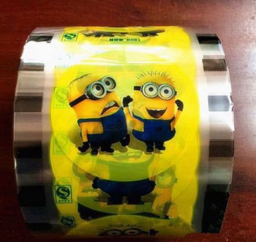 Milk cup sealing film tea cup seal healthy Minions printing 4 pattern t