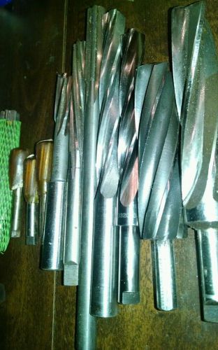 Lot of 10. Straight flute counterbore drill bits. Aircraft machinist tools.
