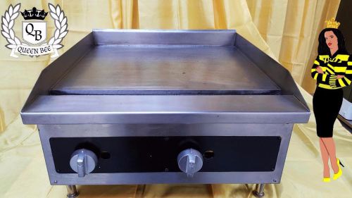 24&#034; Commercial Counter Top Flat Grill Gas