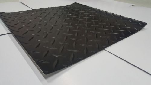 DIAMOND  Self-Adhesive Rubber Safety Mat 12 in. x 12 in.