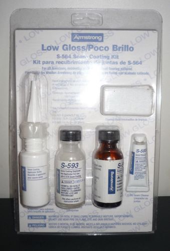 NEW ARMSTRONG LOW GLOSS POCO BRILLO S-564 SEAM COATING KIT DEGLOSSER CLEANER