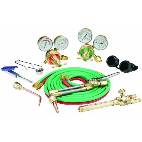 Heavy Duty Oxygen and Acetylene Welding Kit - Professional Victor-style Torch