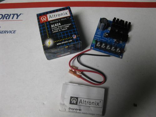 Altronix AL624 Linear Power Supply, Switch selectable 6, 12, 24VDC