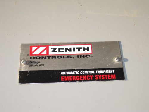 GE ZENITH ZTSDH15-7 AUTOMATIC TRANSFER SWITCH 150/225/260 AMP 240/277/480 ? 3 PH