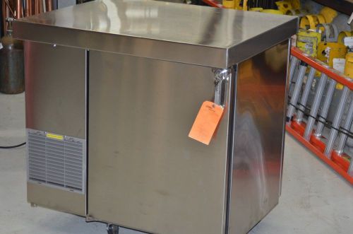 Glastender cooler model # LPT36-L1-SS(L/R) all stainless steel Back Bar Cooler
