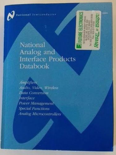National Semiconductor National Analog and Interface Products Data Book 1998