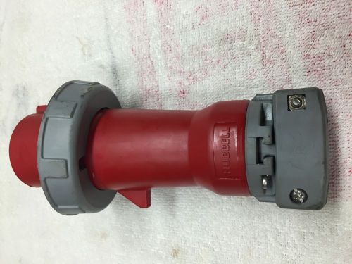 Hubbell 30 amp watertight pin &amp; sleeve connector 480 vac 3 phase 4 pin 430p7w for sale